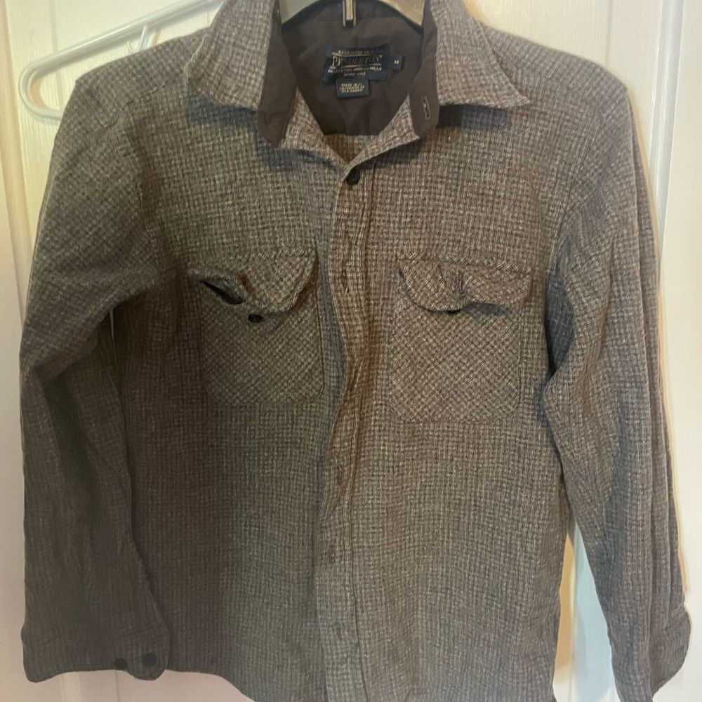 Super Rare! Pendleton Merino Maverick Shirt Small see measurements!